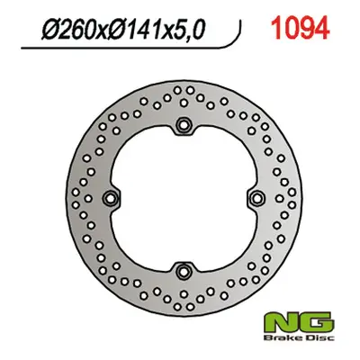 Brzdový kotouč NG Brakes NG1094 (NG brzdový kotouč zadní KAWASAKI, SUZUKI DL 650 04-20, DL 1050 