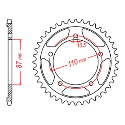 Rozeta MTX 11-01D-39 (JTR823.39) (MTX PARTS rozeta 795 39 (JTR823.39))