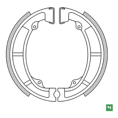 Brzdové čelisti - pakny přední NEWFREN GF1148 (NEWFREN brzdové čelisti - pakny přední KAWASAKI K