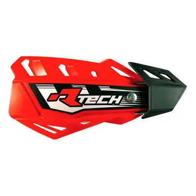 RACETECH (RTECH) kryty páček FLX CROSS/ENDURO barva červená (se 2 typy držáků na řidítka a rukoj