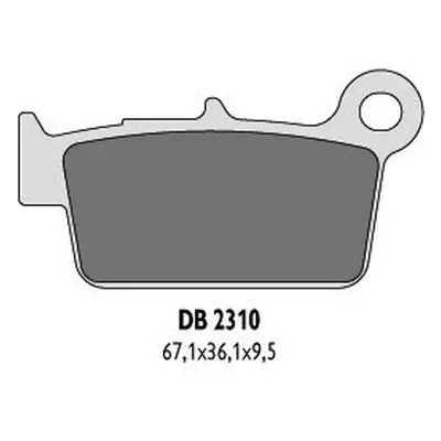 Brzdové destičky DELTA BRAKING DB2310OR-D (DELTA BRAKING brzdové destičky KH367 zadní KXF/RMZ/YZ