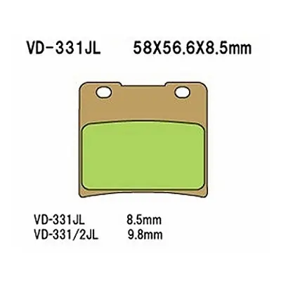 Brzdové destičky VESRAH VD-331JL (VESRAH brzdové destičky KH103 sintrované barva zlatá SUZUKI VS