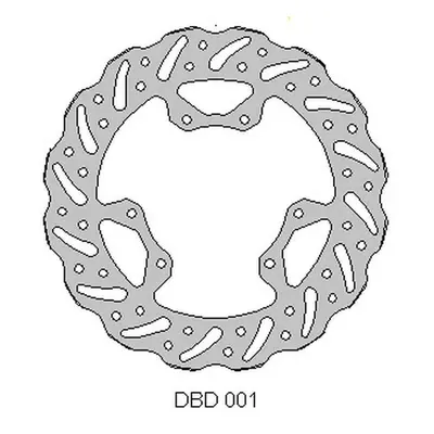 Brzdový kotouč přední DELTA BRAKING ONL_DBD001G (DELTA BRAKING brzdový kotouč přední HONDA CR 12