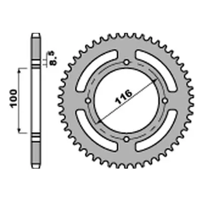 Rozeta PBR 46753C45 (JTR461.53) (PBR rozeta 467 53 C45 (JTR461.53))