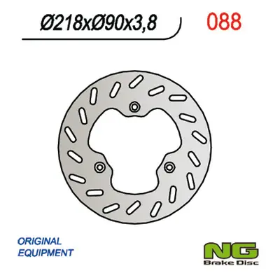 Brzdový kotouč NG Brakes NG088 (NG brzdový kotouč přední DERBI 50 SENDA 94-03 (218X90X3,8+ 3 otv