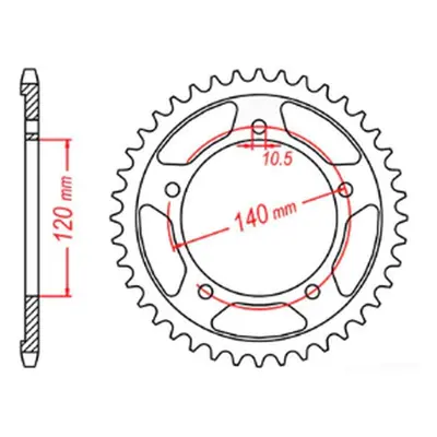 Rozeta MTX 11-41F-40 (-1, JTR1800.40) (MTX PARTS rozeta 4409 40 (-1) (JTR1800.40))