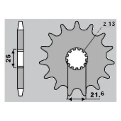 PBR ozubené kolo 566 16 18NC (JTF513.16, JTF566.16) (Přední ozubené kolo PBR 566 16 18NC)