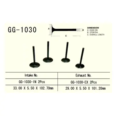 Výfukový ventil VESRAH GG-1030-EX (VESRAH výfukový ventil HONDA TRX 400 EX 99-08, XR 400 96-06 ,
