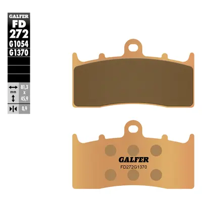 Brzdové destičky Galfer FD272G1370 (KH294) (GALFER brzdové destičky KH294 / KH613 sintrované bar