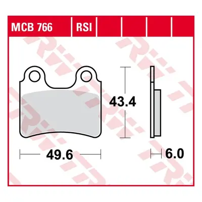 TRW ZF brzdové destičky KH303 organické GAS GAS TXT 125/200/250/280/300 04-11, SHERCO TRIALS 125