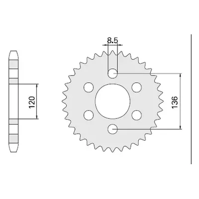 Rozeta CHT 85939K (846-39, JTR846.39) (CHT rozeta 859 39 (846-39) (JTR846.39))