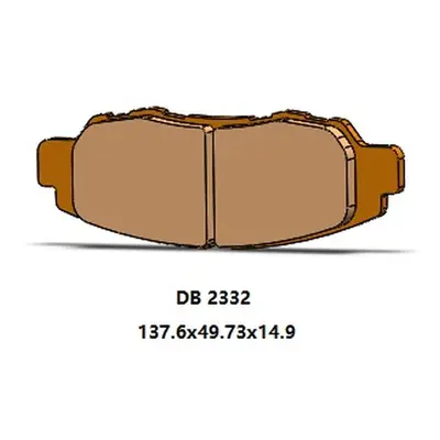 Brzdové destičky DELTA BRAKING DB2332OR-D (DELTA BRAKING brzdové destičky KH670 zadní POLARIS SL