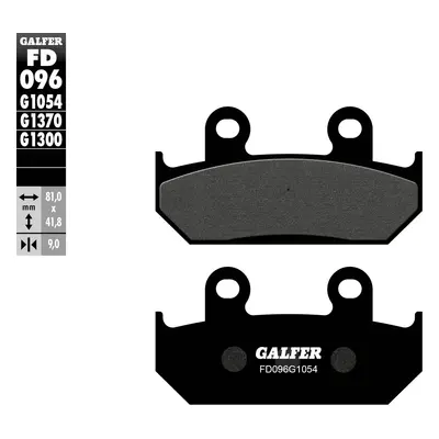 Brzdové destičky Galfer FD096G1054 (KH121) (GALFER brzdové destičky KH121 / KH203 polokovové)