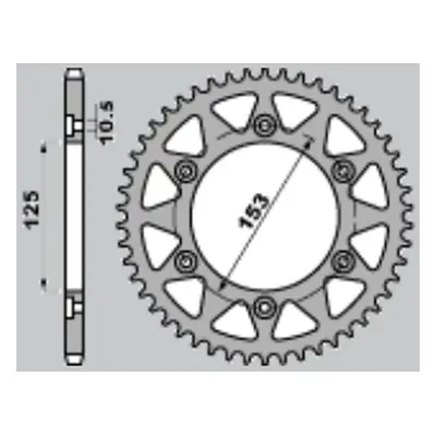 CHT rozeta HONDA CRF-L 4T CRF 250L 13-20, XR 250 R/L/R 91-96 ,XR 600/650 91-20 288 50Z ergal (CH