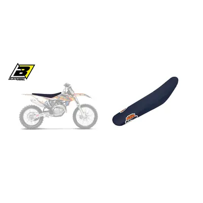 BLACKBIRD POKROWIEC / POSZYCIE NA SIEDZENIE KTM SX/SXF 19-22, EXC 20-23 STEALTH KOLOR CZARNY ŻÓŁ