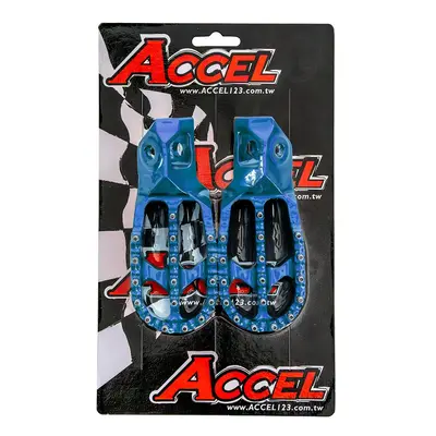 Stupačky ACCEL FP-25BL (ACCEL stupačky KTM SX / SXF / XC / XCF 125 / 250 / 250 / 300 / 350 / 450