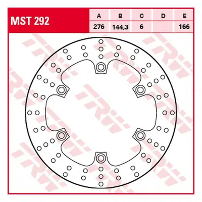 Přední brzdový kotouč TRW LUCAS MST292 (TRW ZF přední brzdový kotouč YAMAHA FJS 400 SILVERWING 0