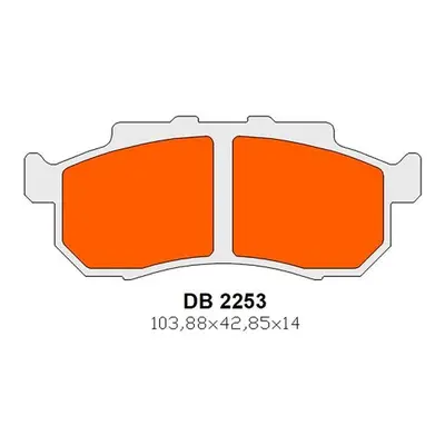 Brzdové destičky DELTA BRAKING DB2253OR-D (DELTA BRAKING brzdové destičky KH476/KH477 přední TRI