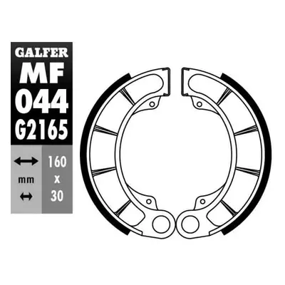 Brzdové čelisti - pakny zadní GALFER MF044G2165 (GALFER brzdové čelisti - pakny zadní SH351 HOND