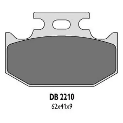 DELTA BRAKING KLOCKI HAMULCOWE KH152, KH152/2 - ZASTĘPUJĄ DB2210MX-D ORAZ DB2210QD-D (DB2210OR-D