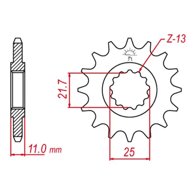 Prodej řetězové kolo přední GROSSKOPF 58015G (-1, -1, JTF580.15) (GROSSKOPF prodej řetězové kolo