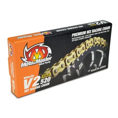 Hnací řetěz MOTO-MASTER 642001 (MOTO-MASTER hnací řetěz V2-420G MX RACING GOLD CHAIN REGULAR bar