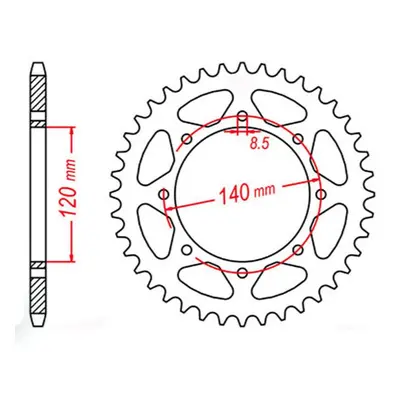 Rozeta MTX 11-186-44 (JTR487.44) (MTX PARTS rozeta 491 44 (JTR487.44))