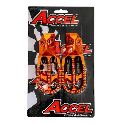 Stupačky ACCEL FP-25OR (ACCEL stupačky KTM SX / SXF / XC / XCF 125 / 250 / 250 / 300 / 350 / 450