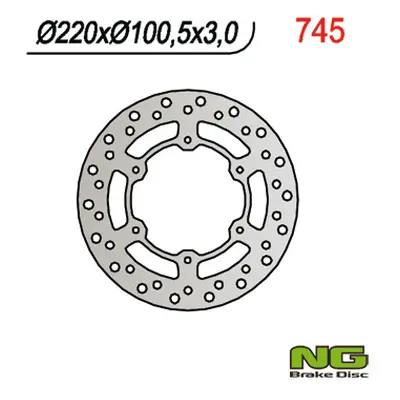 Brzdový kotouč NG Brakes NG745 (NG brzdový kotouč přední YAMAHA YZ 80/85 93-16 SUZUKI RM 85 05-2