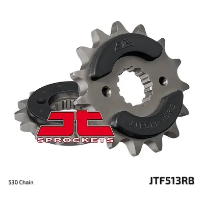 Řetězové kolo přední JT SPROCKETS JTF513.18RB (51318JTRB) (JT řetězové kolo přední 513 18 s gumo