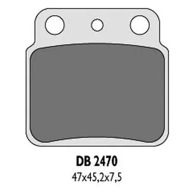 Brzdové destičky DELTA BRAKING DB2470OR-D (DELTA BRAKING brzdové destičky KH137 LTZ400 / LTR450 