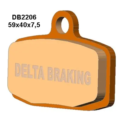 Brzdové destičky DELTA BRAKING DB2206OR-D (DELTA BRAKING brzdové destičky KH612 KTM SX85 `12-20 