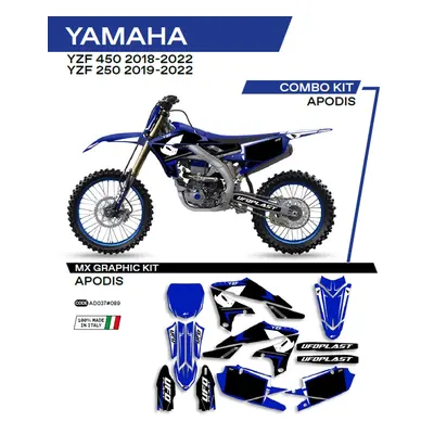 Sada samolepek (dýhy) UFO AD037089 (UFO sada samolepek (dýhy) YAMAHA YZF 250 19-22; YZF 450 18-2