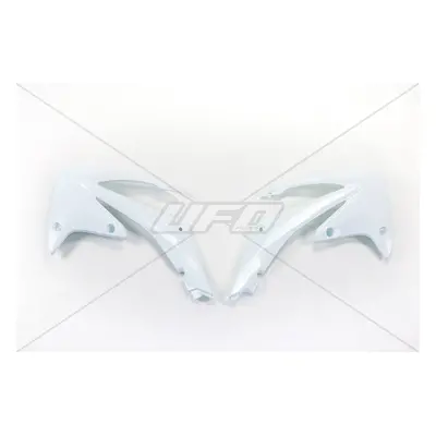 Kryty chladiče UFO HO04637041 (UFO kryty chladiče HONDA CRF 450R 09-12, CRF 250R 10-13 barva bíl