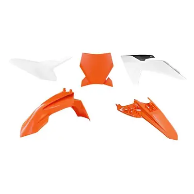 RACETECH (RTECH) kompletní sada plastů KTM SX 50 24-25 barva ( oranžová / bílá / černá ) (R-KIT