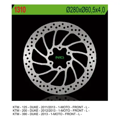 Brzdový kotouč NG Brakes NG1310 (NG brzdový kotouč přední KTM 125/200 DUKE 11-13, 390 DUKE 13-14