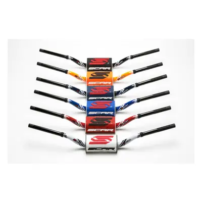 Řidítka SCAR S9112OROR (SCAR RACING řidítka 28.6mm model RC BEND barva černá/oranžová houba barv