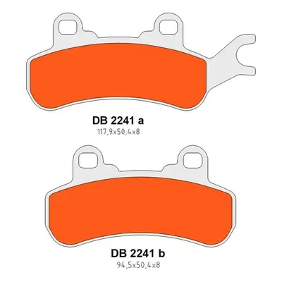 DELTA BRAKING brzdové destičky KH682 zadní/přední levý CAN-AM DEFENDER/TRAXTER 800 16-21, MAVERI