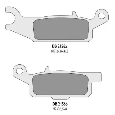 DELTA BRAKING KLOCKI HAMULCOWE KH444 YAMAHA YFM 550 GRIZZLY 11-14, YFM 700 GRIZZLY 07-18 PRAWY P