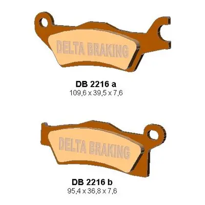 Brzdové destičky DELTA BRAKING DB2216OR-D (DELTA BRAKING brzdové destičky KH618 CAN-AM OUTLANDER