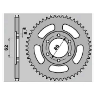 Rozeta JR 84250JR (JR rozeta 842 50 TW 125/TW 200)