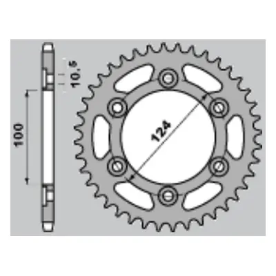 JR rozeta 1027 40 DUCATI 750 SS 99-02, 900SS 98-02, MONSTER 750/900 (JR rozeta 1027 40 DUCATI 75