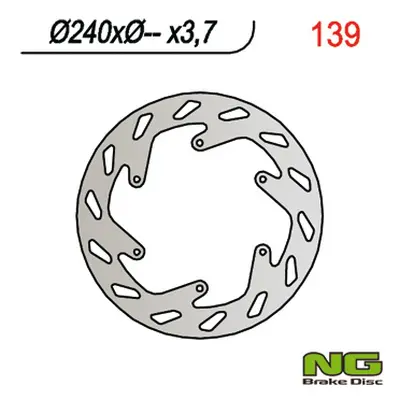 Brzdový kotouč NG Brakes NG139 (NG brzdový kotouč přední KTM GS/EGS/LC4 (240X-X3,7))