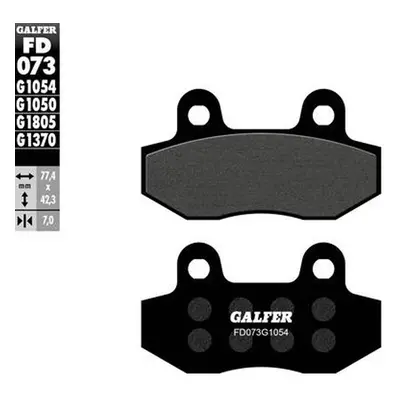 Brzdové destičky GALFER FD073G1054 (GALFER brzdové destičky KH086 polokovové)