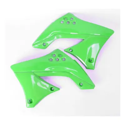 Kryty chladiče UFO KA04713026 (UFO kryty chladiče KAWASAKI KXF 450 09-11 barva zelená)