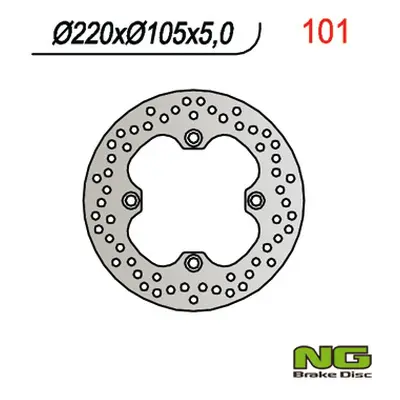 Brzdový kotouč NG Brakes NG101 (NG brzdový kotouč zadní HONDA CBR 600F 91-06, CBR 1000RR 04-14, 