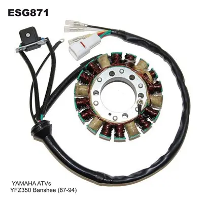 ELECTROSPORT vinutí alternátoru (stator) YAMAHA YFZ 350 BANSHEE (87-94) (ESG871) (ELECTROSPORT v