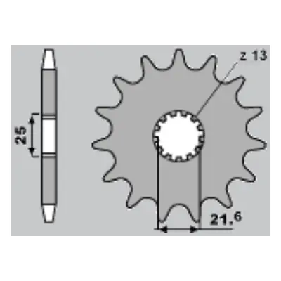 Ozubené kolo přední JR 56618JR (JR ozubené kolo přední 566 18)