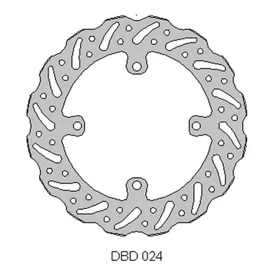 Brzdový kotouč přední DELTA BRAKING ONL_DBD024G (DELTA BRAKING brzdový kotouč přední SUZUKI RMZ 