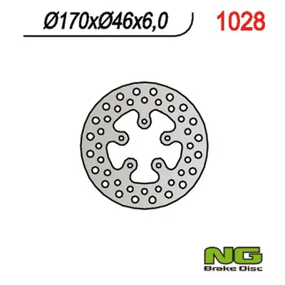 Brzdový kotouč NG Brakes NG1028 (NG brzdový kotouč zadní HONDA TRX 420 0-11, TRX650/680 06-21 (1